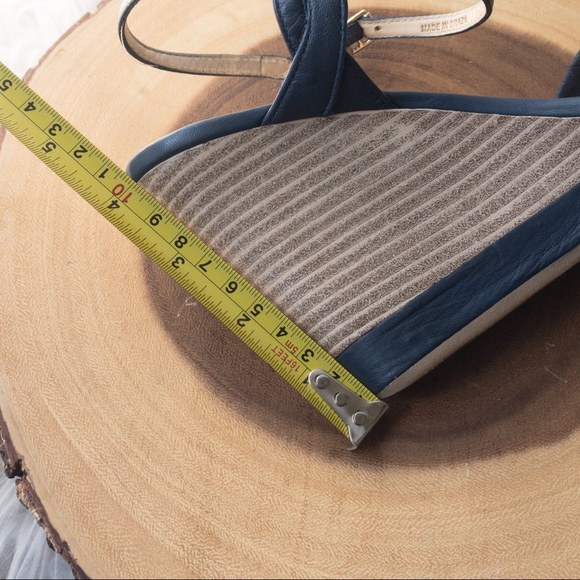 GEOX Respira Roxy Wedge Women's Blue Leather - Picture 11 of 13